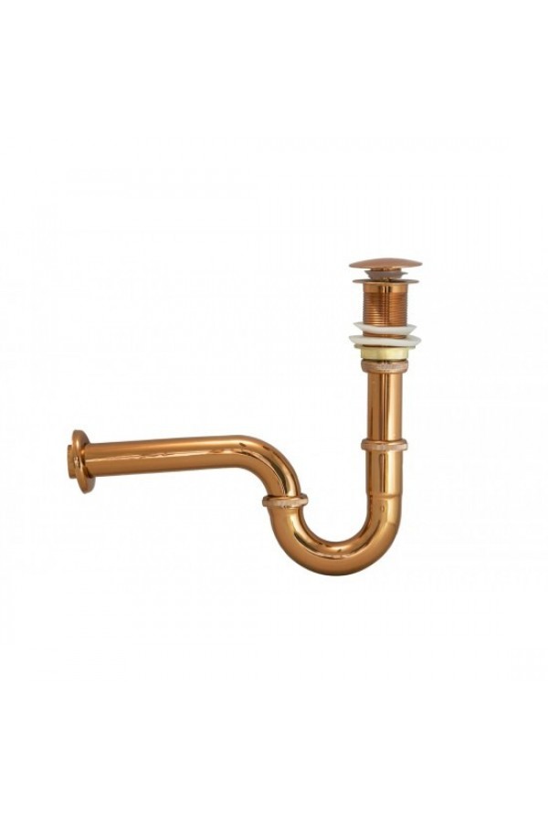 Bakır Es Li Lavabo Sifonu Bakır Es Li Lavabo Sifonu