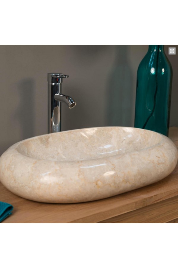 Bej Dens Mermer Lavabo Bej Dens Mermer Lavabo