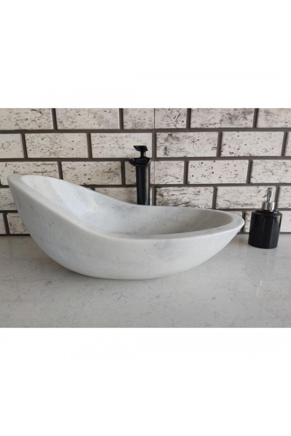 Beyaz Craft Mermer Lavabo Beyaz Craft Mermer Lavabo