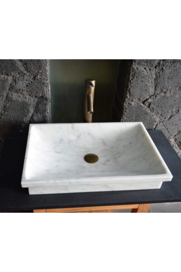 Beyaz Fuga Mermer Lavabo Beyaz Fuga Mermer Lavabo