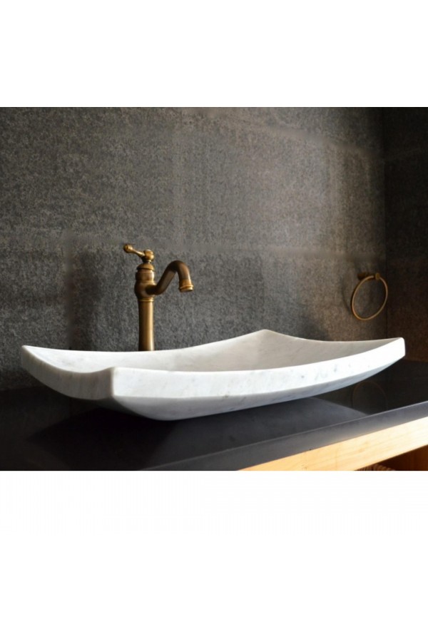 Beyaz Yaprak Special Mermer Lavabo Beyaz Yaprak Special Mermer Lavabo