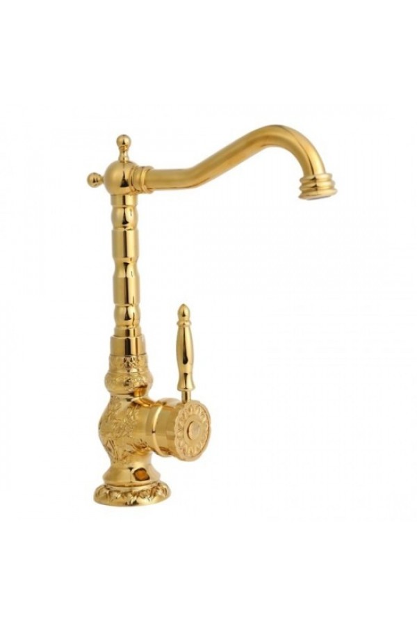 Gold Desenli Rustik Eviye Bataryası Gold Desenli Rustik Eviye Bataryası