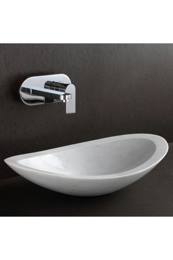 Beyaz Elips Mermer Lavabo Beyaz Elips Mermer Lavabo