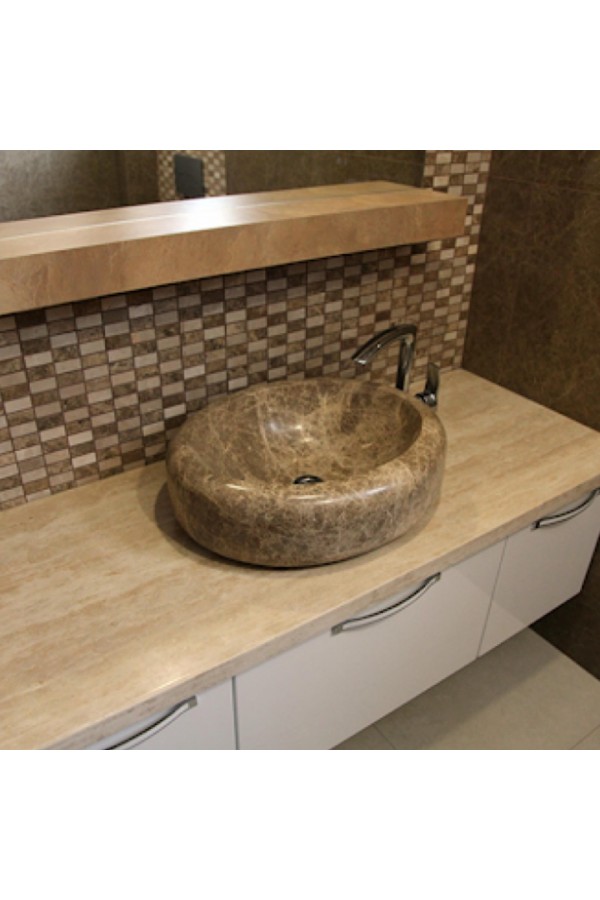 Emparador Elips Teker Mermer Lavabo Emparador Elips Teker Mermer Lavabo