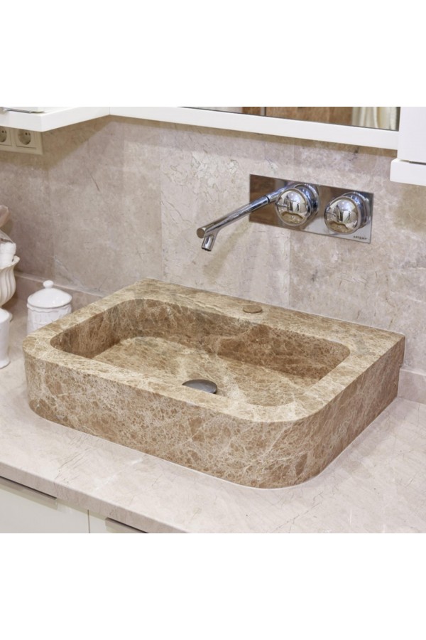 Emparador Kare Mermer Lavabo Emparador Kare Mermer Lavabo
