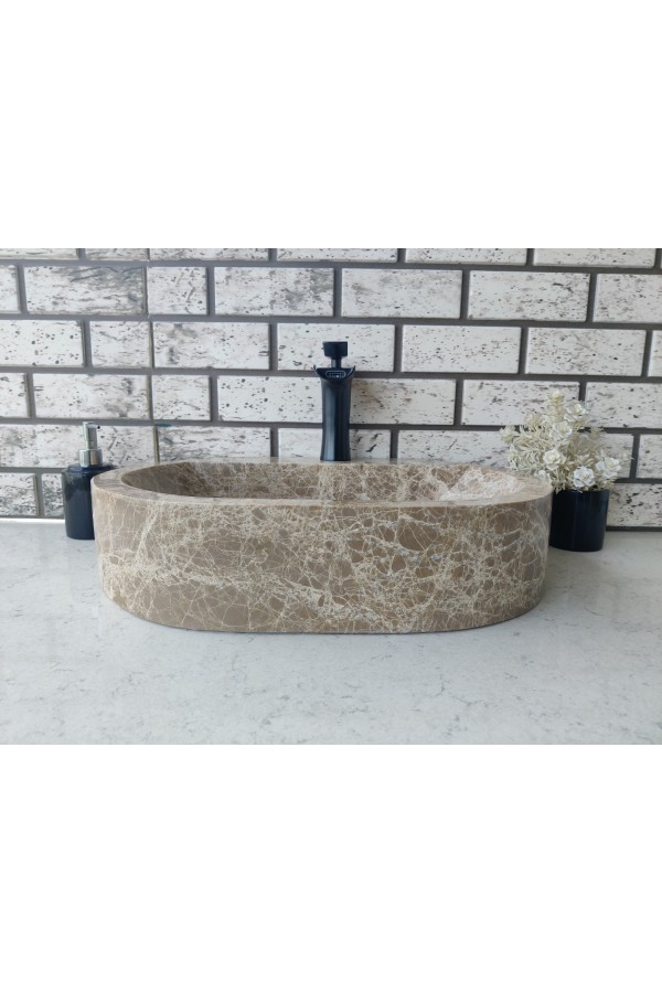 Emparador Oval Mermer Lavabo Emparador Oval Mermer Lavabo