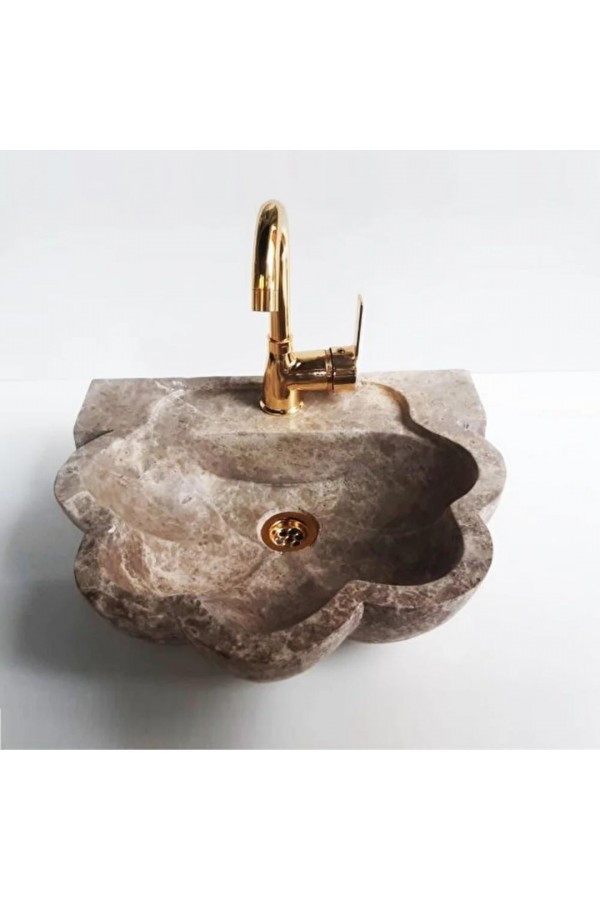 Emparador Papatya Mermer Lavabo Emparador Papatya Mermer Lavabo
