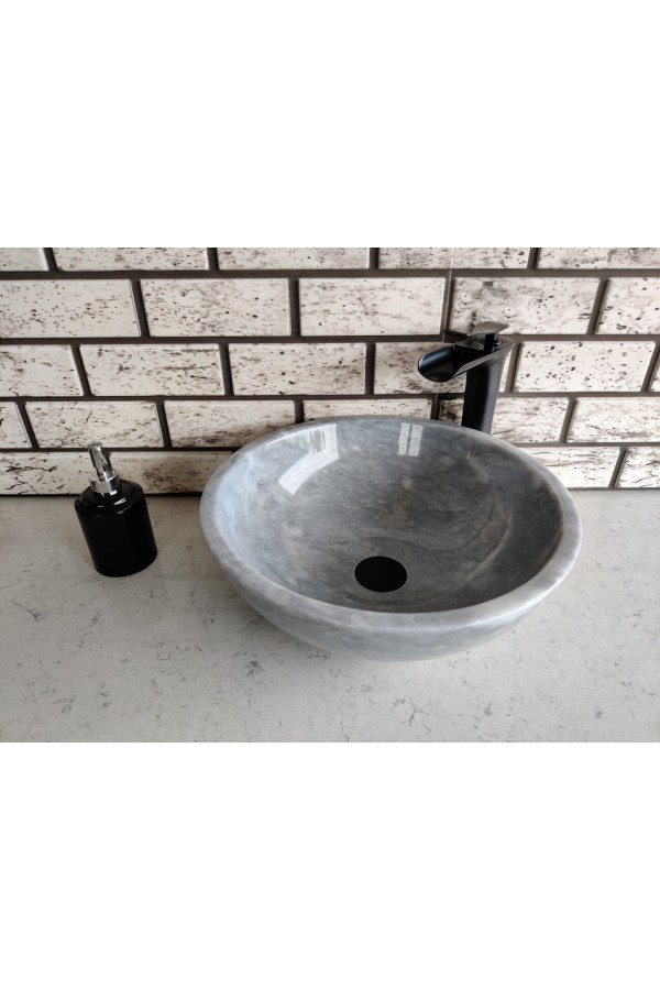 Gri Çanak Mermer Lavabo Gri Çanak Mermer Lavabo