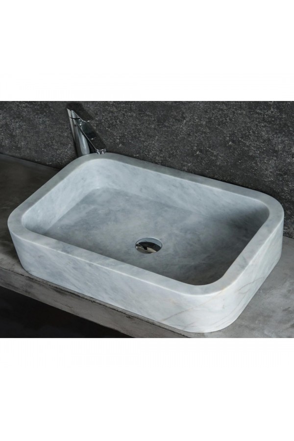Gri Köşeli Mermer Lavabo Gri Köşeli Mermer Lavabo