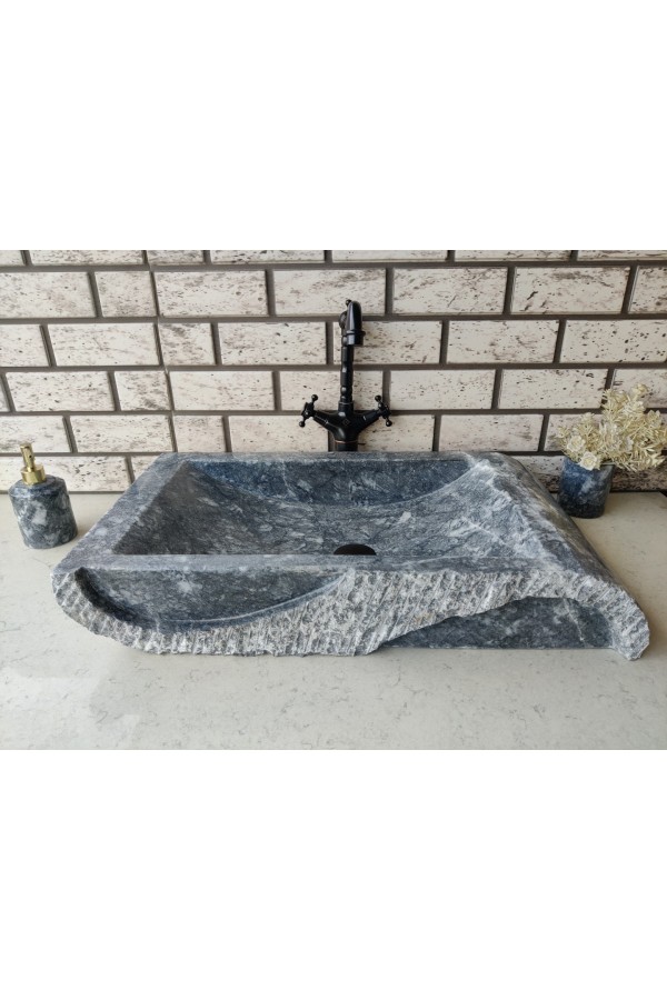 Karaca Siyahı Special Yay Mermer Lavabo Karaca Siyahı Special Yay Mermer Lavabo