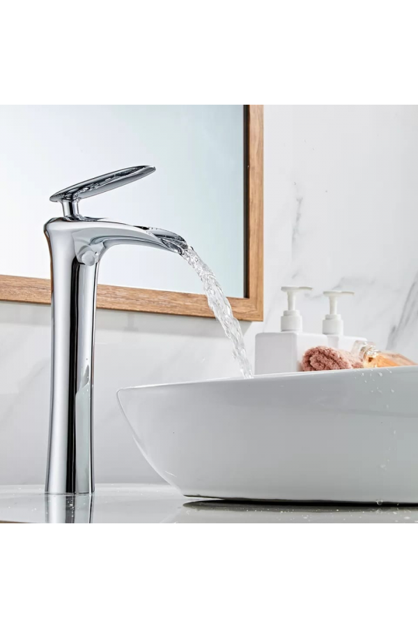 Krom Şelale Çanak Lavabo Bataryası Krom Şelale Çanak Lavabo Bataryası