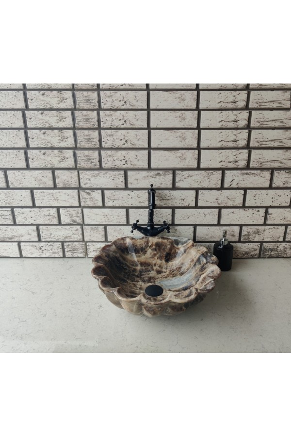 Onyx Flowers Mermer Lavabo Onyx Flowers Mermer Lavabo