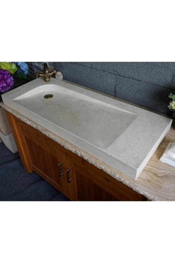 Traverten Sargı Mermer Lavabo Traverten Sargı Mermer Lavabo