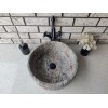 Silver Ducted Mermer Lavabo