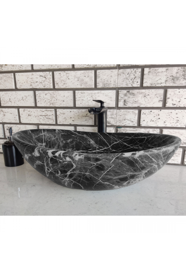 Toros Siyahı Elips Lavabo Toros Siyahı Elips Lavabo