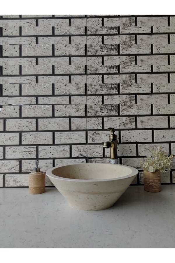 Traverten Külah Mermer Lavabo Traverten Külah Mermer Lavabo