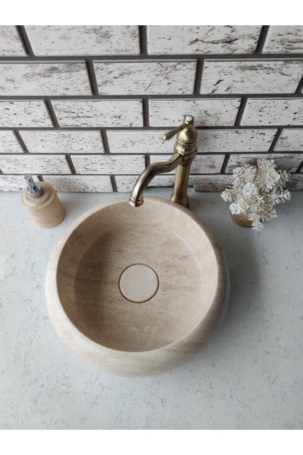 Traverten Lid Teker Mermer Lavabo Traverten Lid Teker Mermer Lavabo