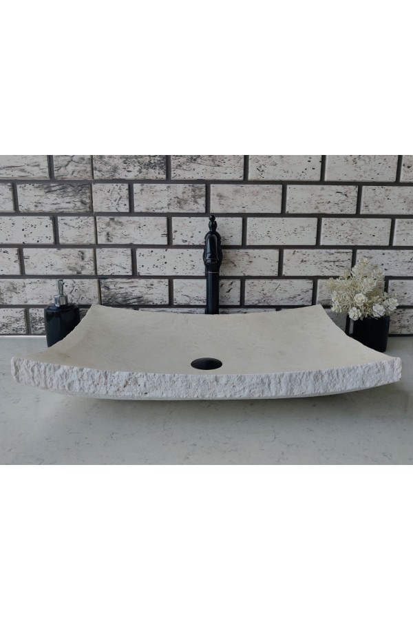 Traverten Yaprak Mermer Lavabo Traverten Yaprak Mermer Lavabo