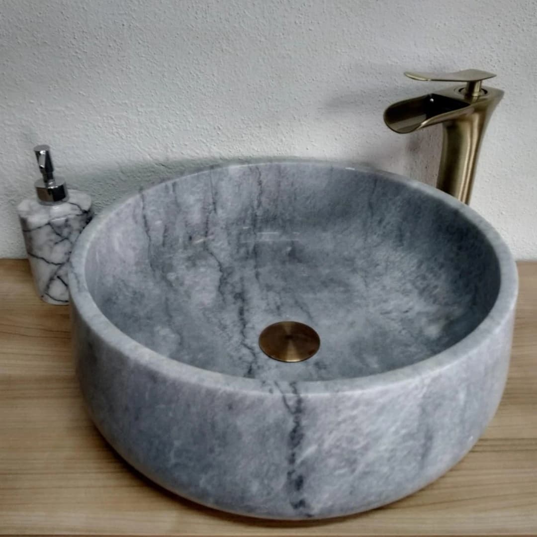 Gri Slim Mermer Lavabo 1