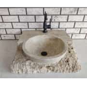 Traverten Masif Mermer Lavabo 3