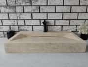 Traverten Gizli Giderli Mermer Lavabo 1