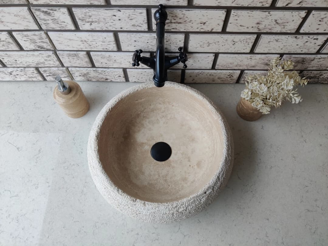 Traverten Hit Mermer Lavabo 4