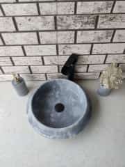 Gri Space Mermer Lavabo 3