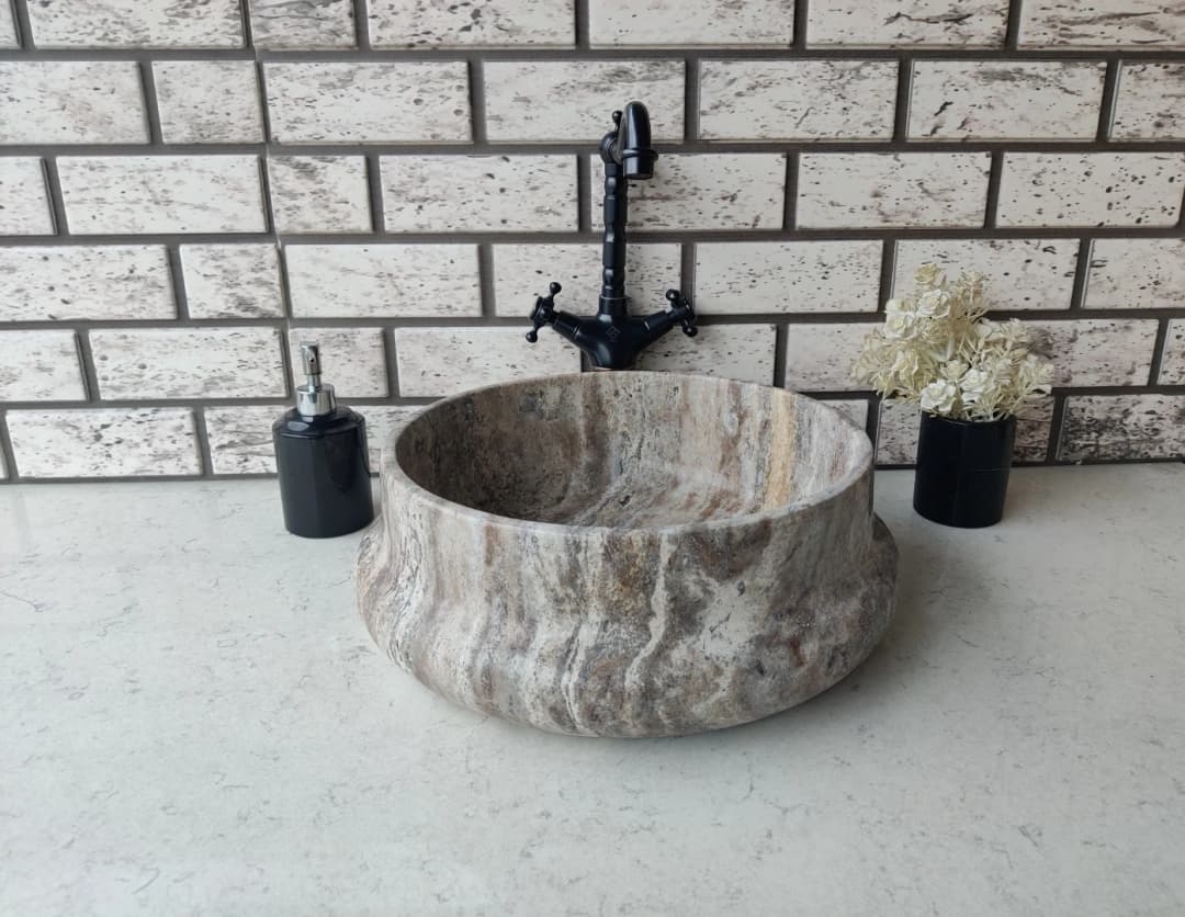 Silver Pear Mermer Lavabo 2