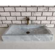 Gri Yay Köşeli Mermer Lavabo 6