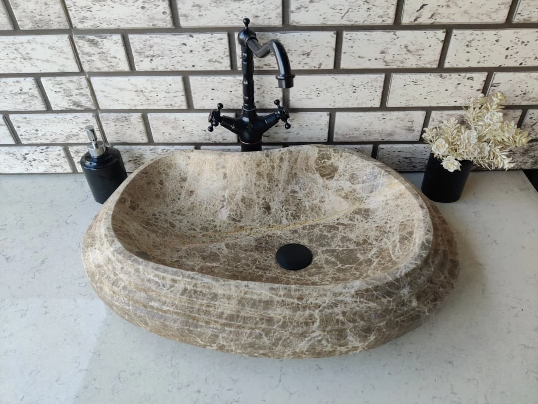 Emparador Step Elips Mermer Lavabo 2
