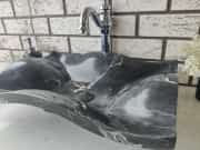 Toros Siyahı Undate Mermer Lavabo 5