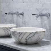 Leylak Çanak Mermer Lavabo 2