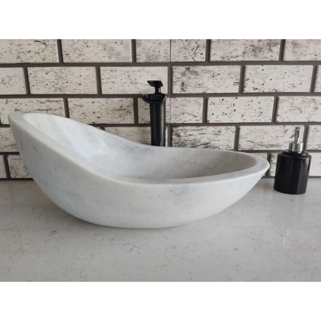 Beyaz Craft Mermer Lavabo 1