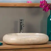 Bej Dens Mermer Lavabo 2
