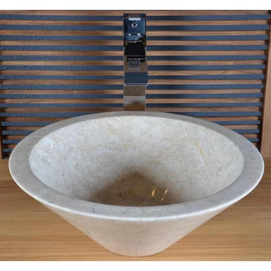 Bej Külah Mermer Lavabo 3