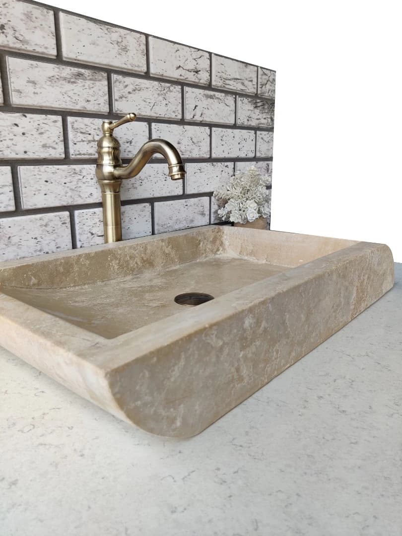 Traverten Edge Mermer Lavabo 7