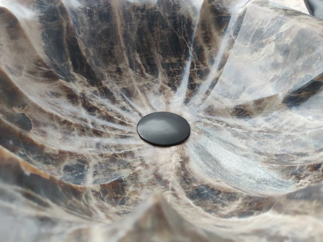 Onyx Flowers Mermer Lavabo 5