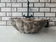 Onyx Flowers Mermer Lavabo 1