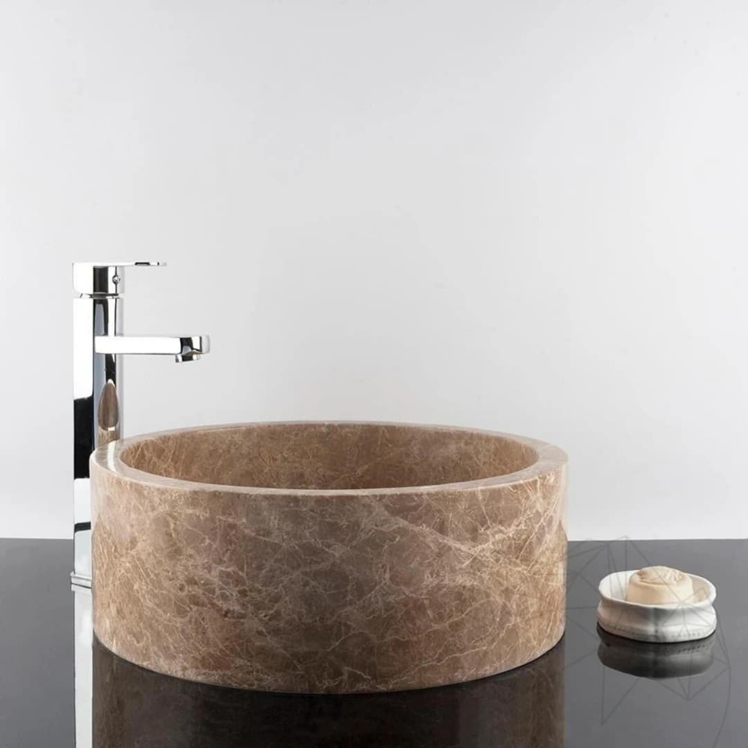 Emparador Silindir Mermer Lavabo 1