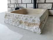 Traverten Mikro Patlatma Mermer Lavabo 2