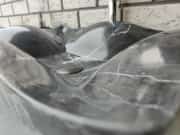 Toros Siyahı Undate Mermer Lavabo 6