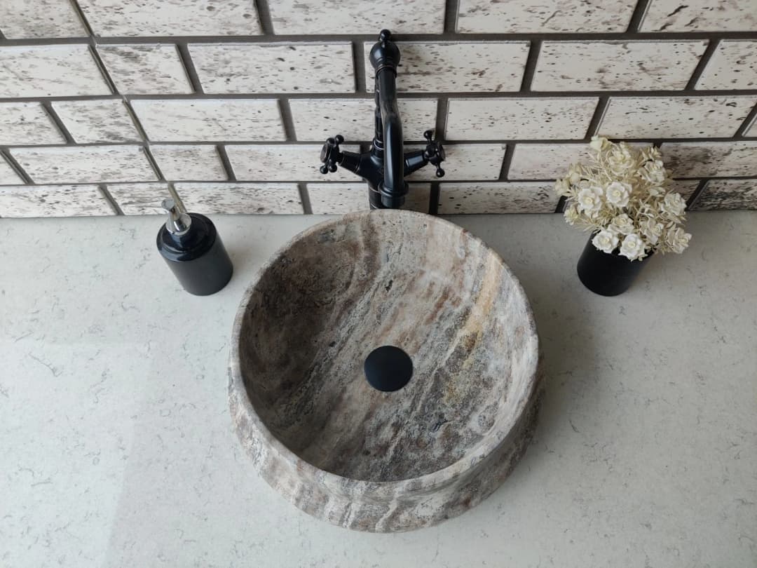 Silver Pear Mermer Lavabo 4