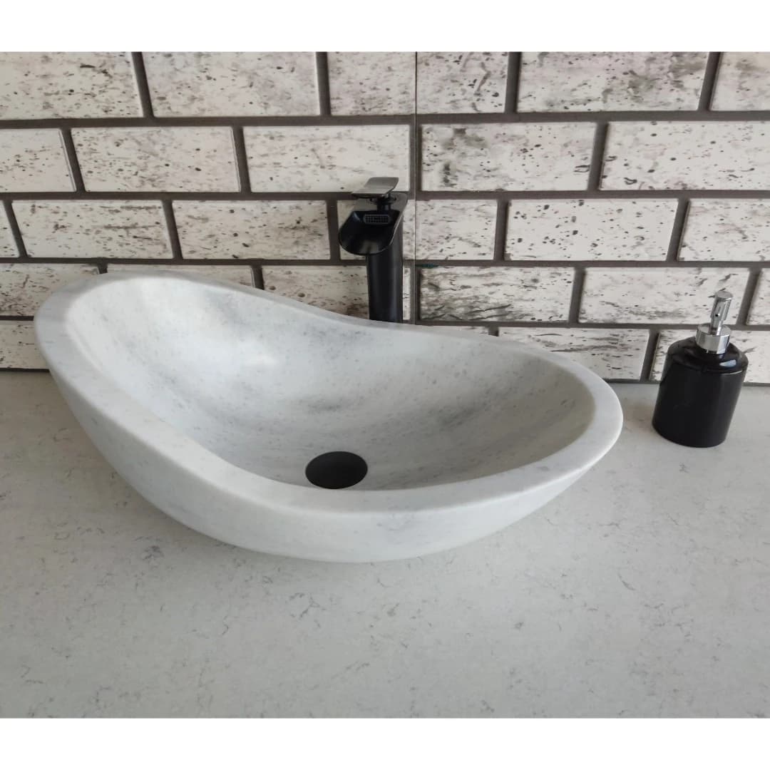 Beyaz Craft Mermer Lavabo 3
