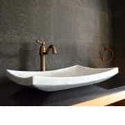 Beyaz Yaprak Special Mermer Lavabo 2
