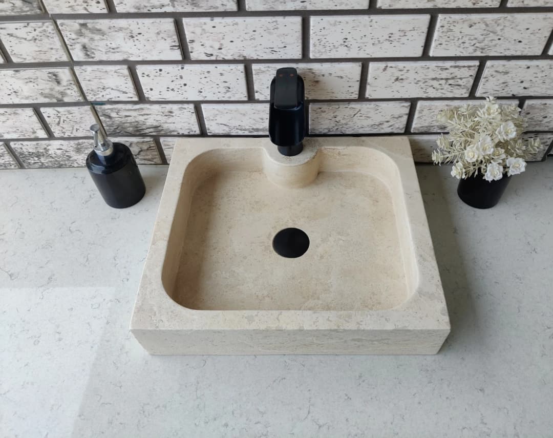 Traverten Rooms Mermer Lavabo 4