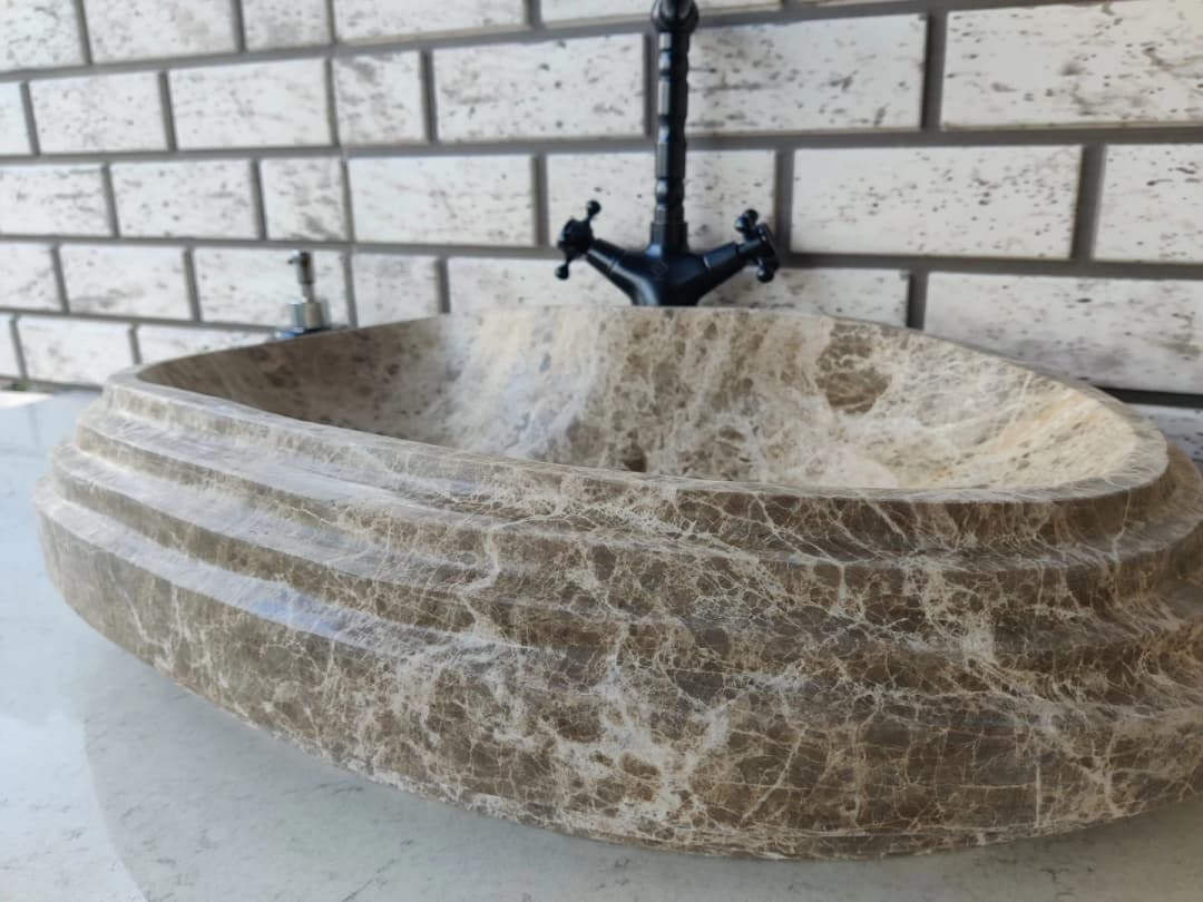 Emparador Step Elips Mermer Lavabo 3