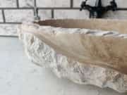 Traverten Special Elips Mermer Lavabo 5