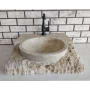 Traverten Masif Mermer Lavabo 2