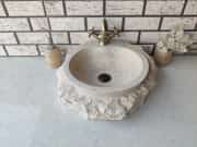 Traverten Tap Natural Mermer Lavabo 2