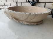 Traverten Special Elips Mermer Lavabo 4